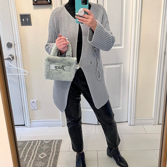 🇮🇹Elisa Cavaletti Beautiful modern cardigan sweater m - Picture 3 of 9